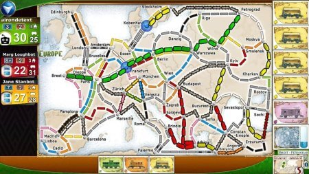 Ticket to Ride геймплей