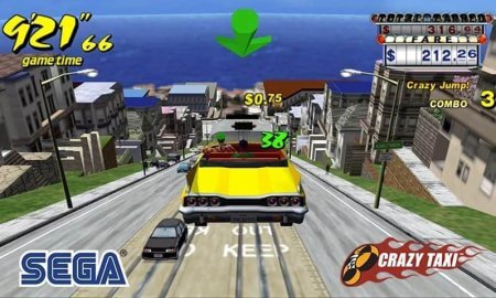 Crazy Taxi Classic геймплей